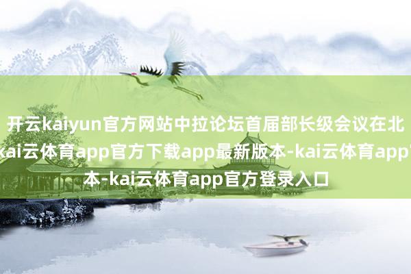 开云kaiyun官方网站中拉论坛首届部长级会议在北京告捷举行-kai云体育app官方下载app最新版本-kai云体育app官方登录入口