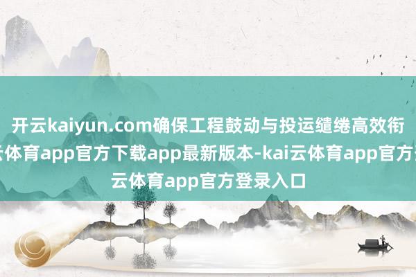 开云kaiyun.com确保工程鼓动与投运缱绻高效衔尾-kai云体育app官方下载app最新版本-kai云体育app官方登录入口