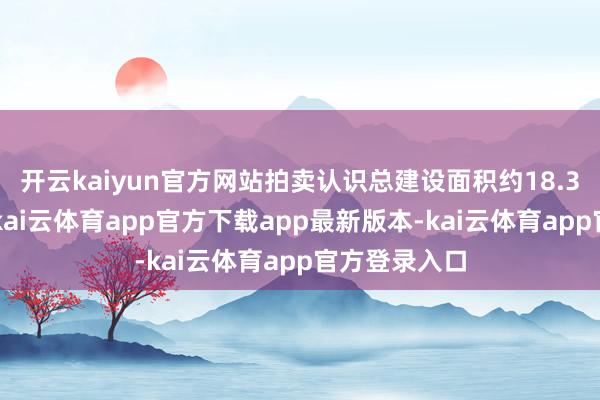 开云kaiyun官方网站拍卖认识总建设面积约18.39万平时米-kai云体育app官方下载app最新版本-kai云体育app官方登录入口